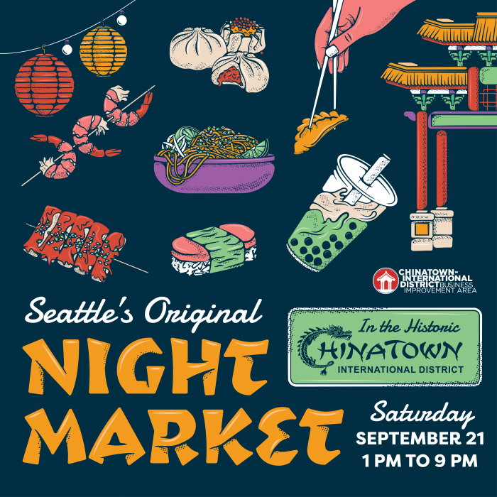 CID Night Market 2024 poster