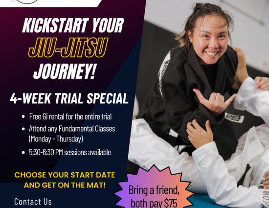 BJJ 4 Week Beginner Trial